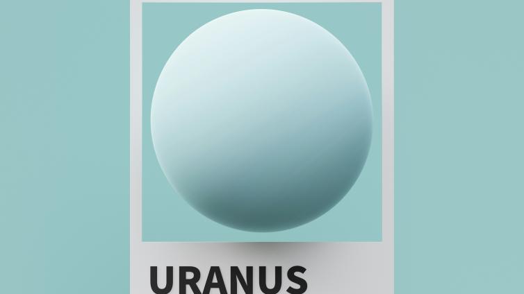 The planet Uranus